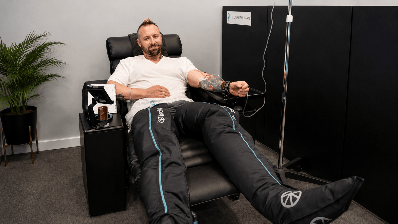 Compression therapy at Be Superhuman