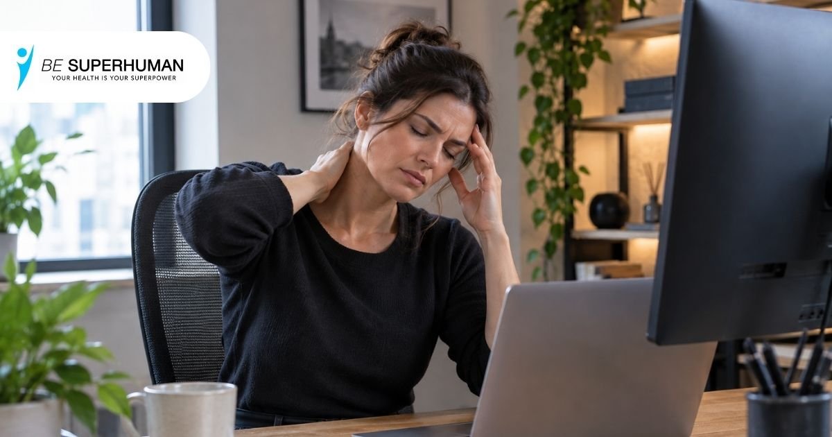 Read more about the article Tension Headaches and Neck Strain From Screen Time – What Actually Helps